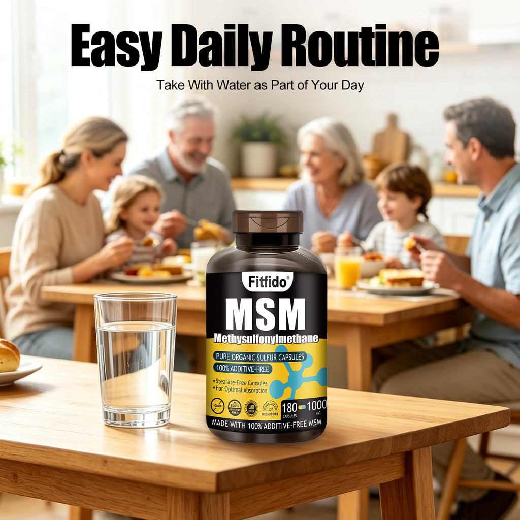 MSM Capsules 1000mg 180 Count V723
