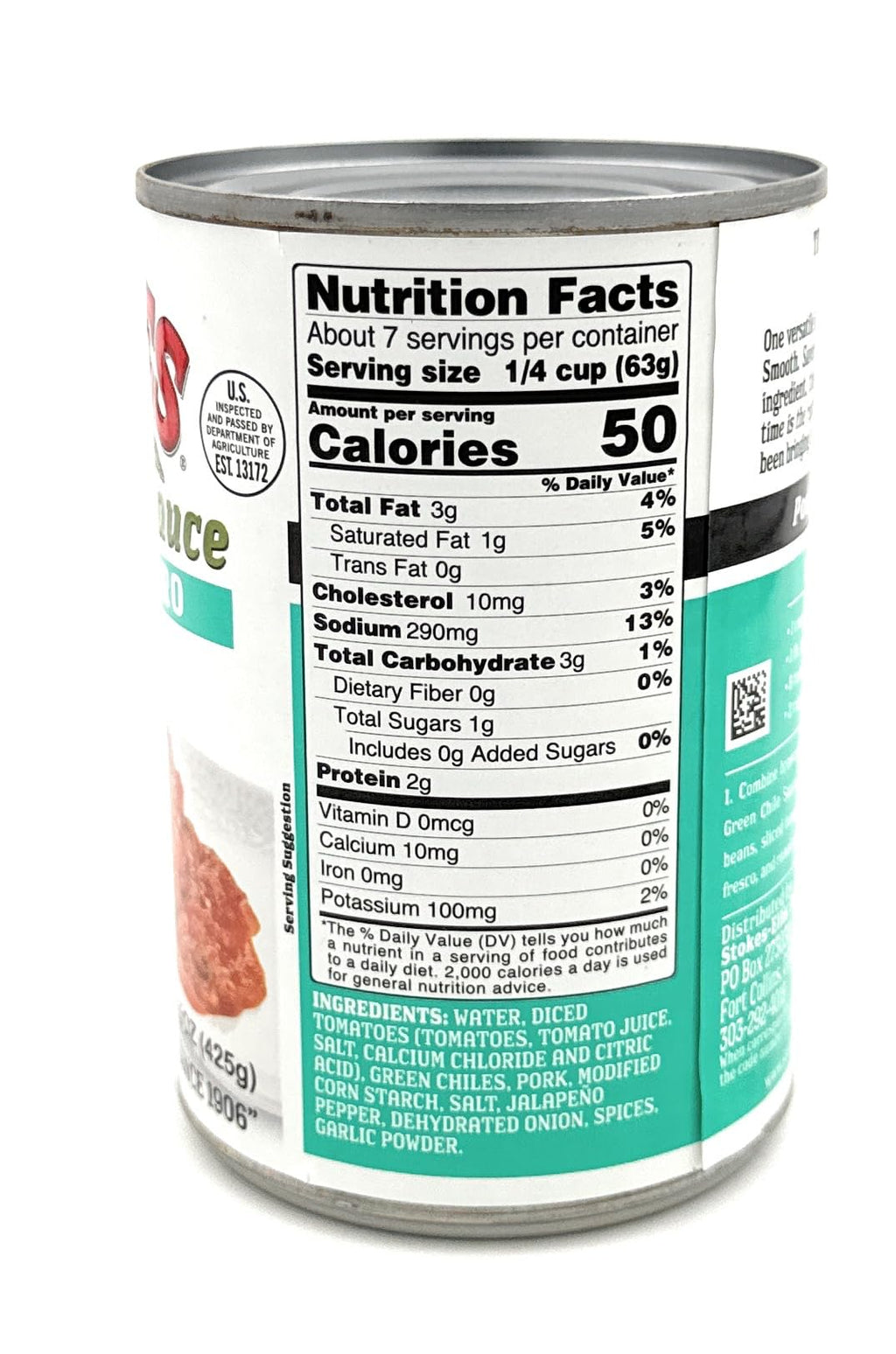 Green Chile Sauce Pork Ranchero Pack of 6 Q5910