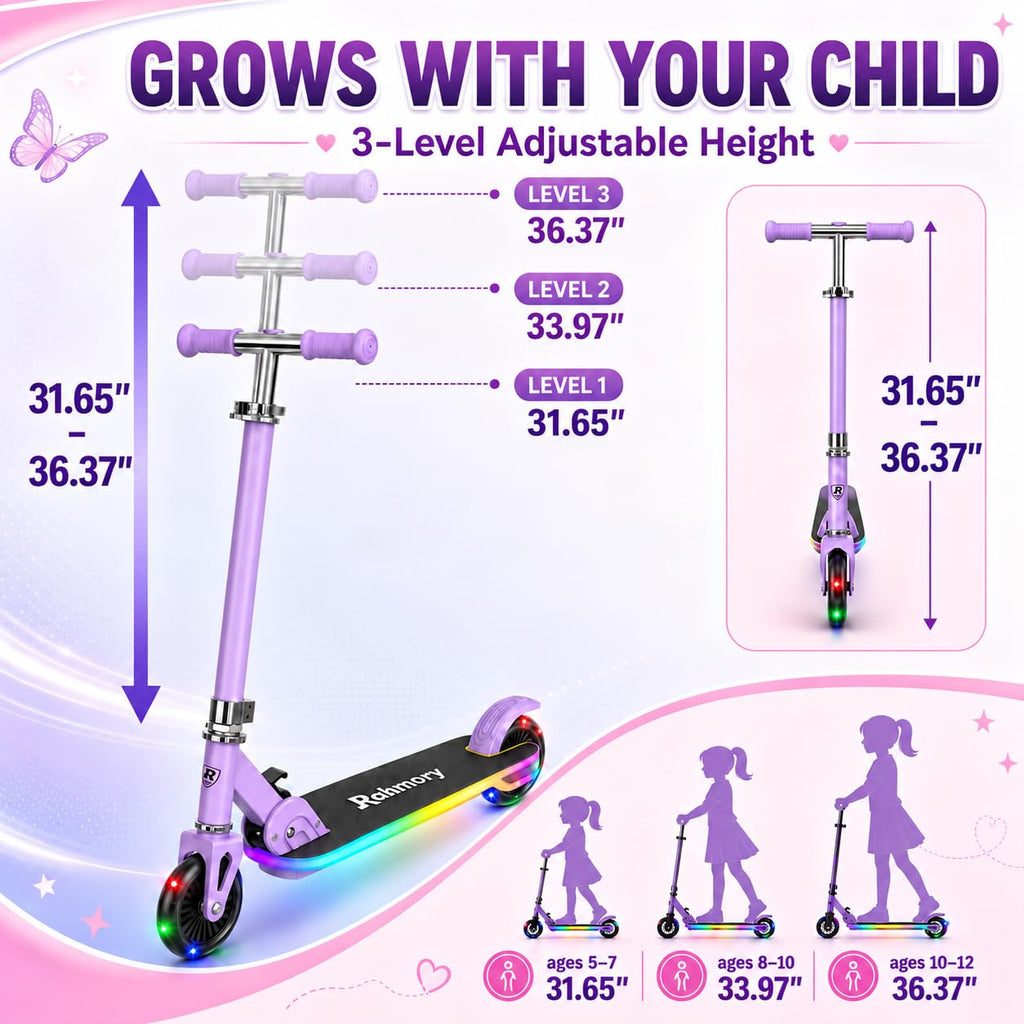 Light-Up 2 Wheel Kids Scooter K2812
