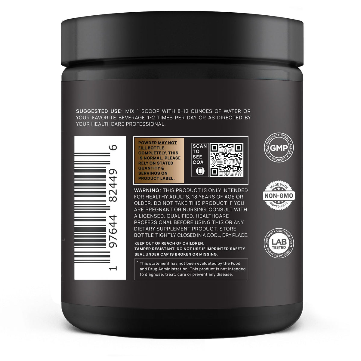 Chocolate Collagen Powder with Probiotics, Hyaluronic Acid & Biotin X2504