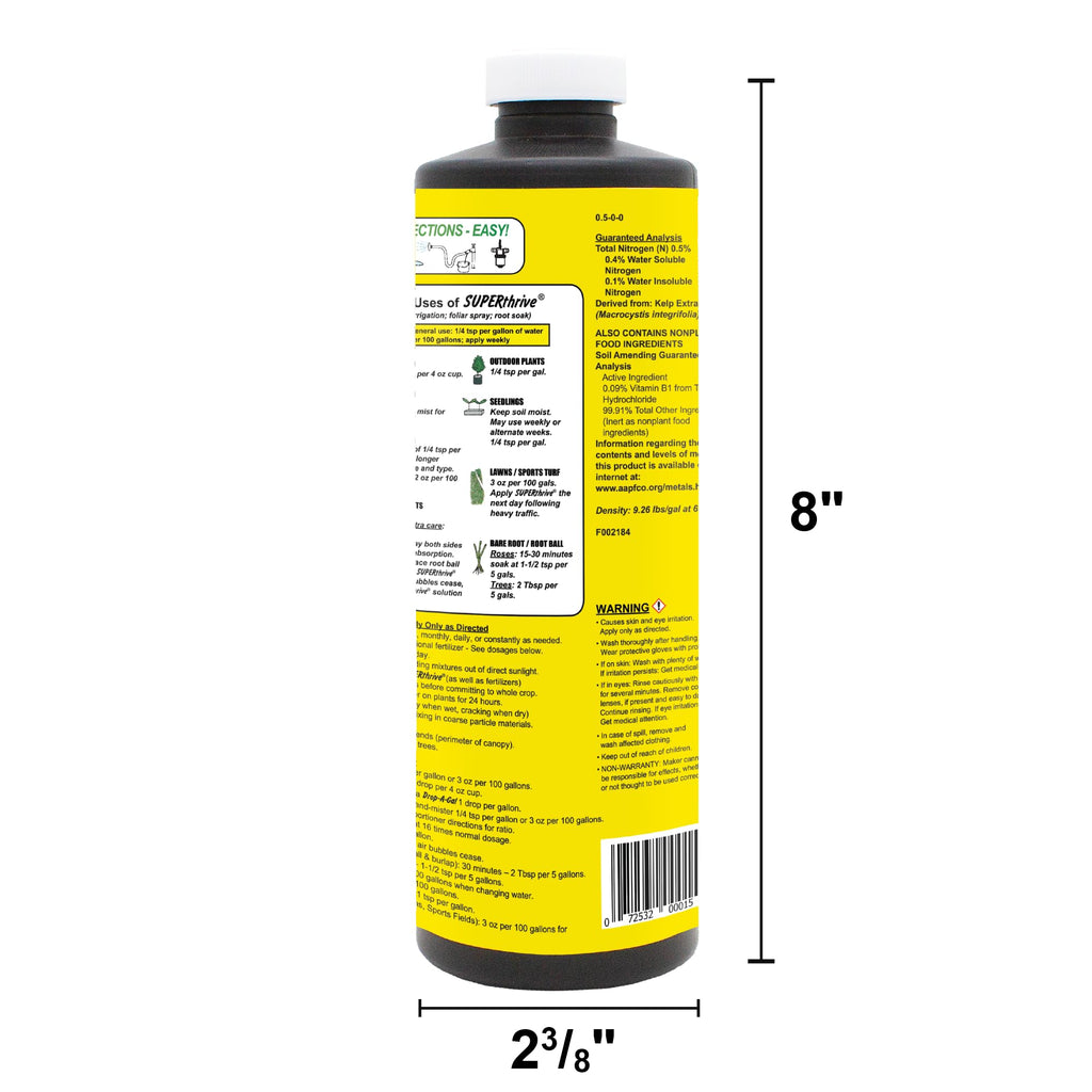 Vitamin Solution with Kelp Liquid Concentrate 1 Pint T953248