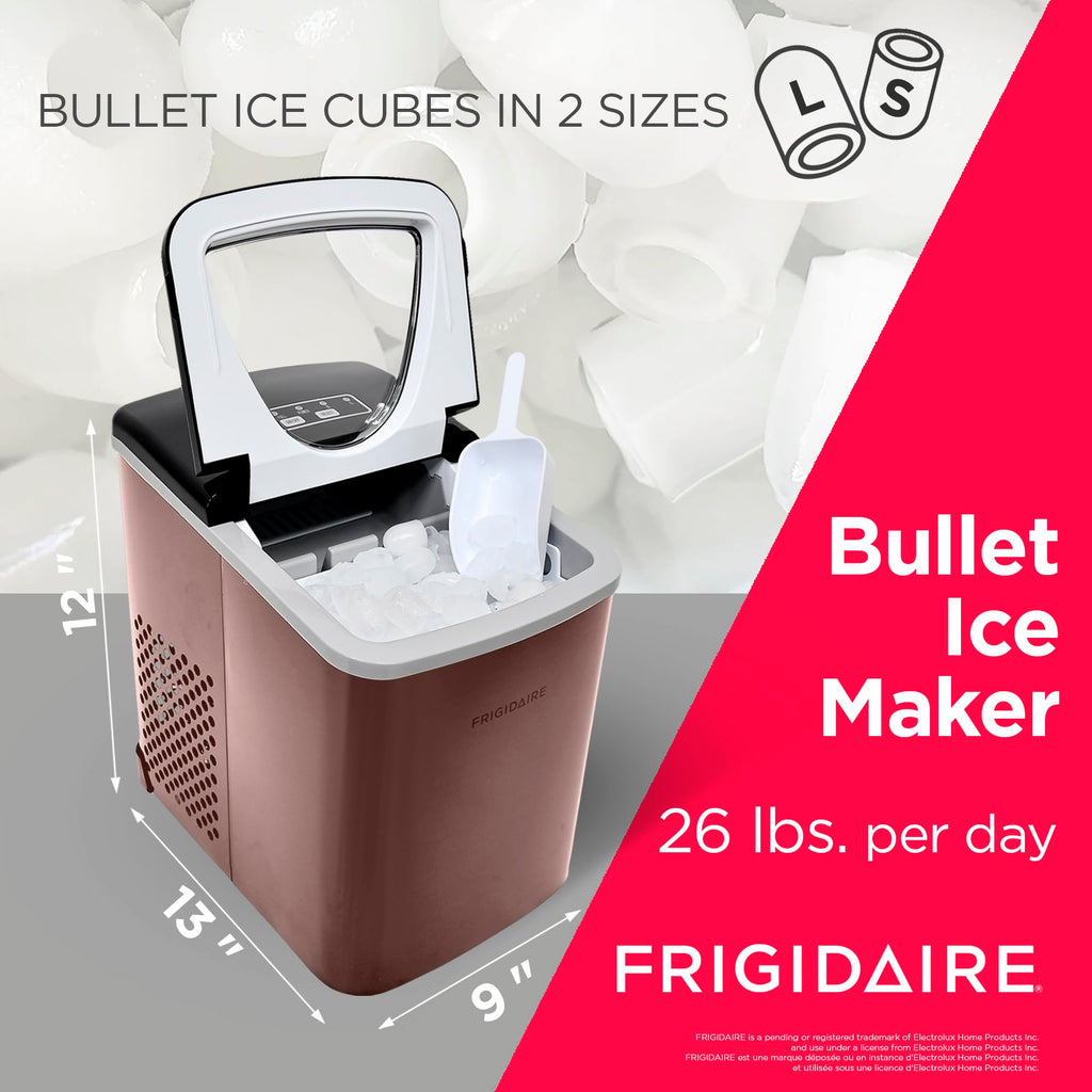 Stainless Steel Countertop Ice Maker Machine with 26 lb Capacity T72228