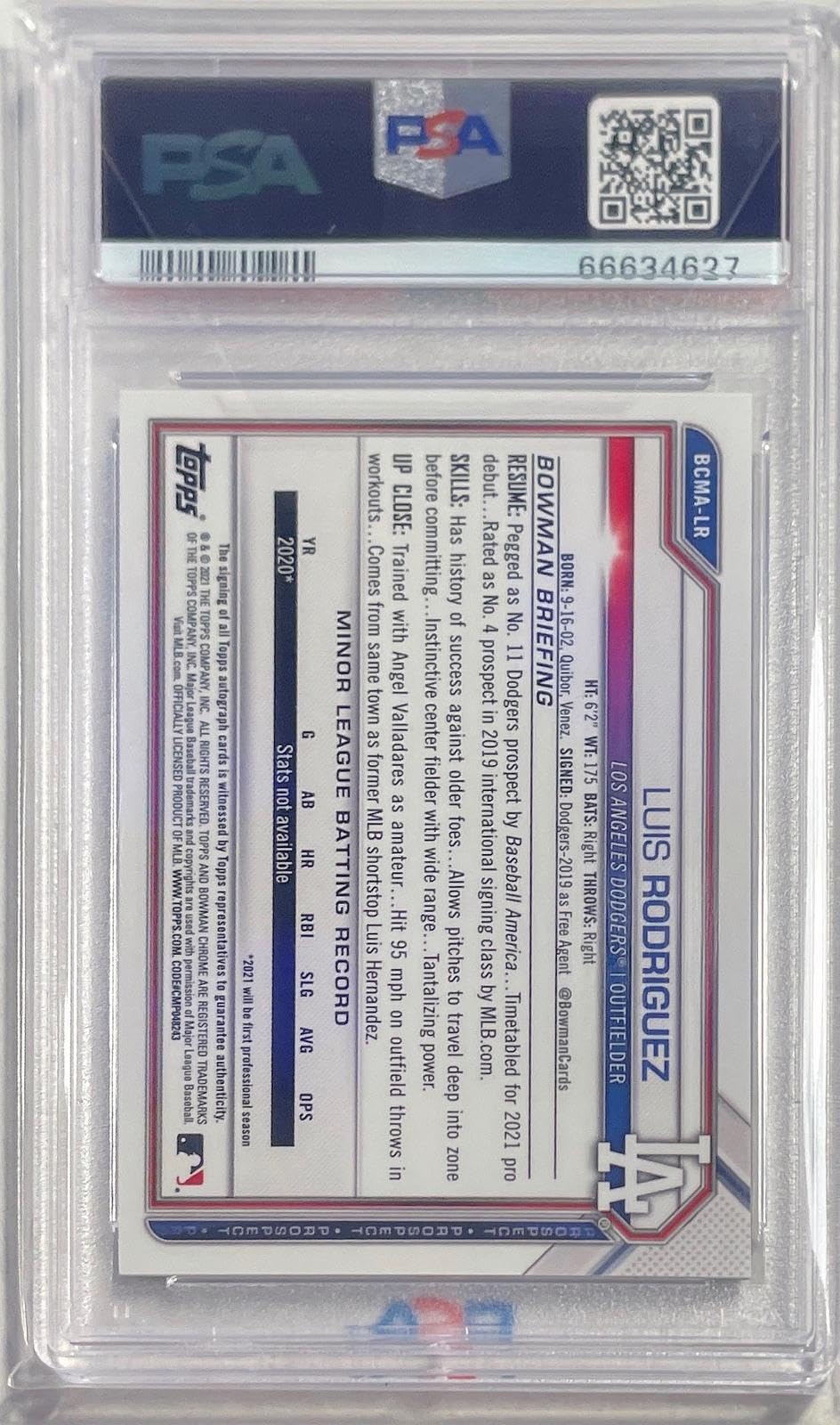 Baseball Autographed Cards C764