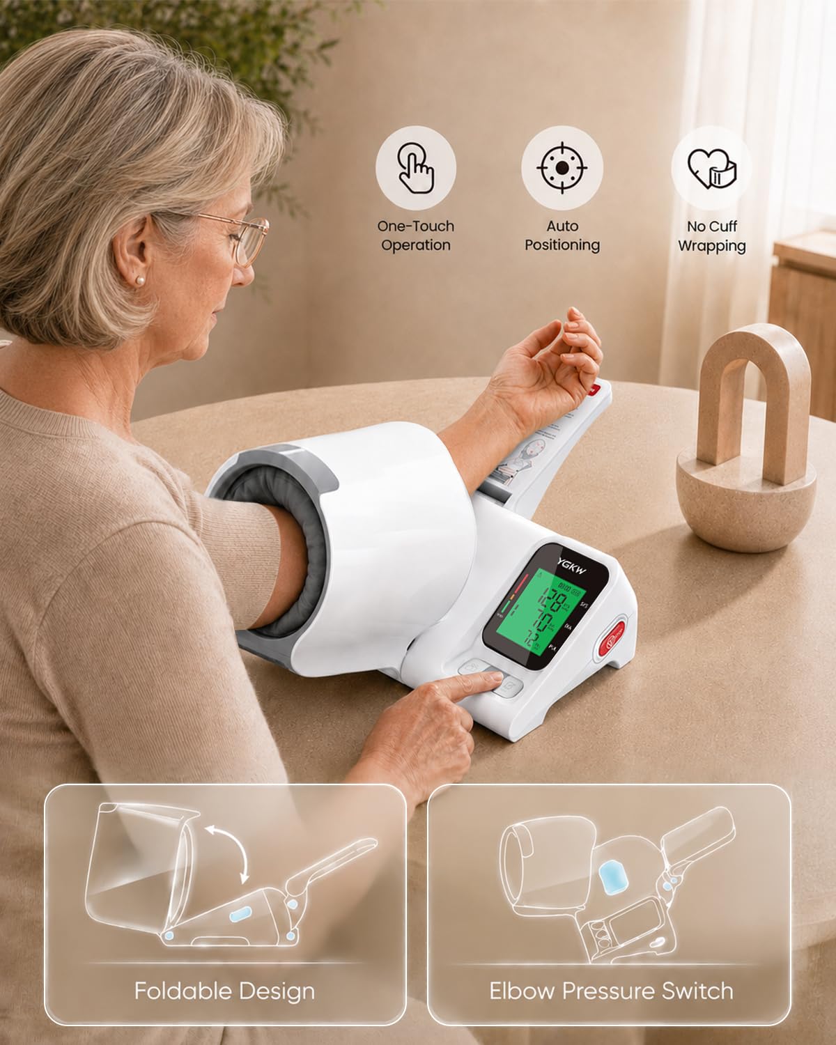 Upper Arm Blood Pressure Monitor U848415