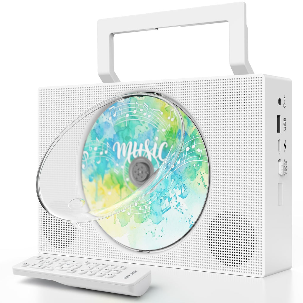 Portable CD Player with Bluetooth & Speakers E8473