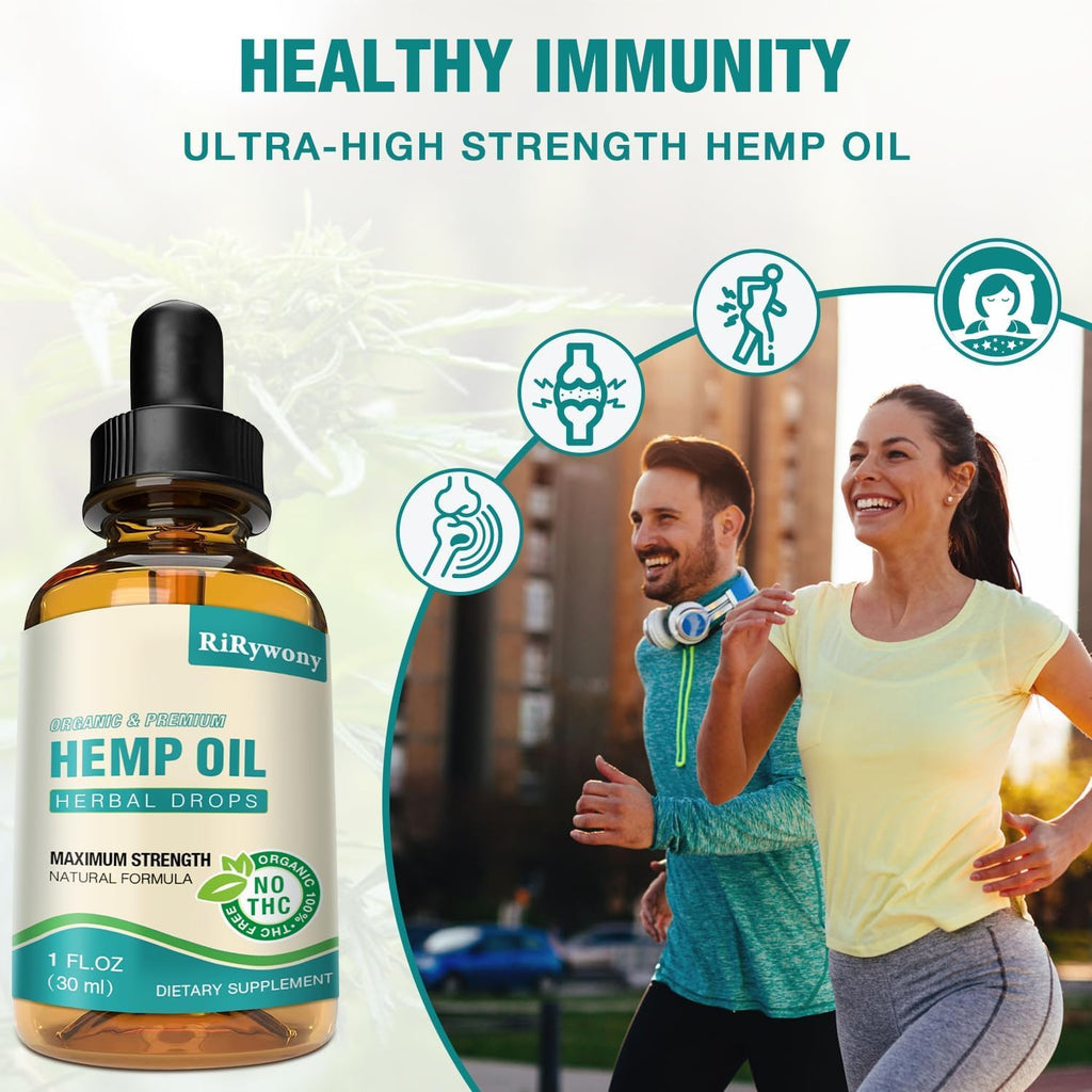 Organic Hemp Oil Drops 3-Pack M611