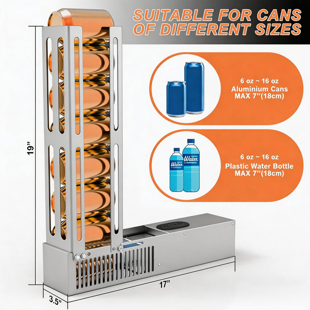 Electric Can Crusher, 8oz&12oz&16oz Automatic R114704