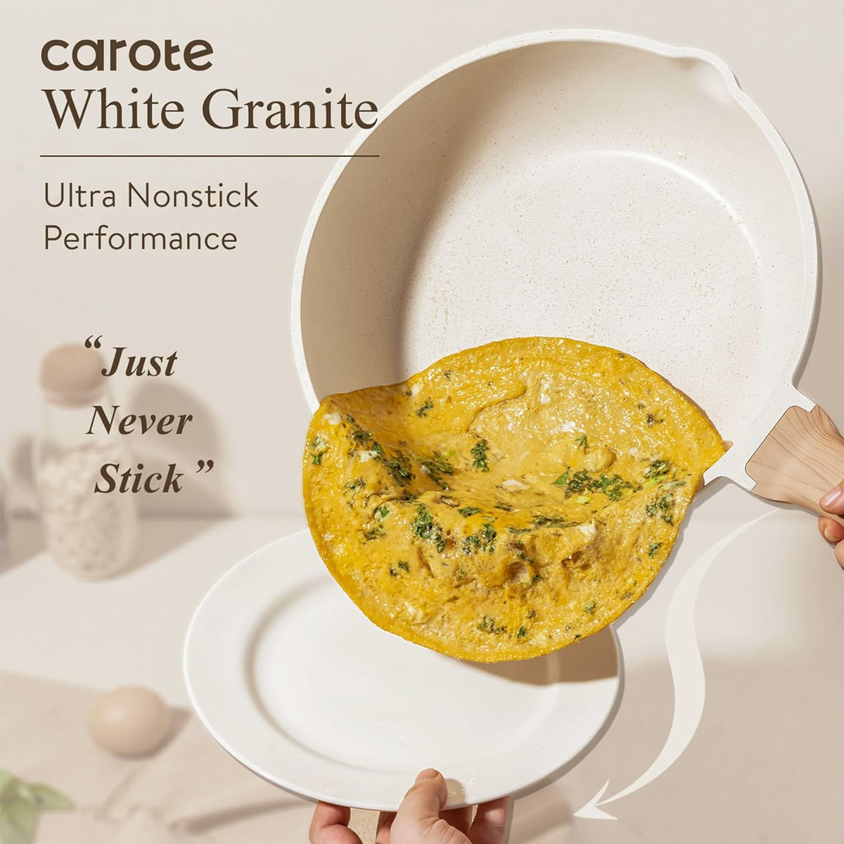 21 Pc Nonstick Cookware Set with Egg Pan N7765