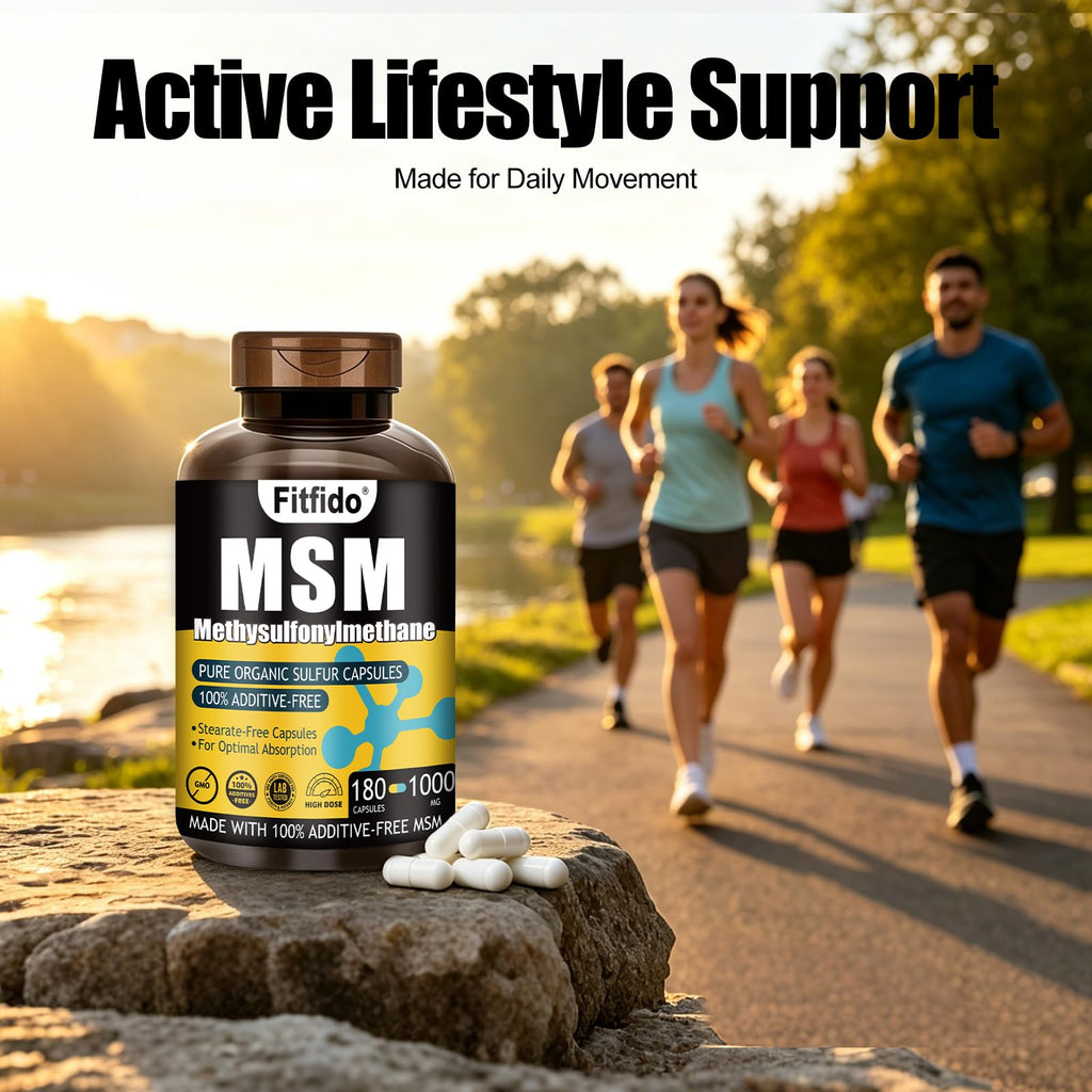 MSM Capsules 1000mg 180 Count V723