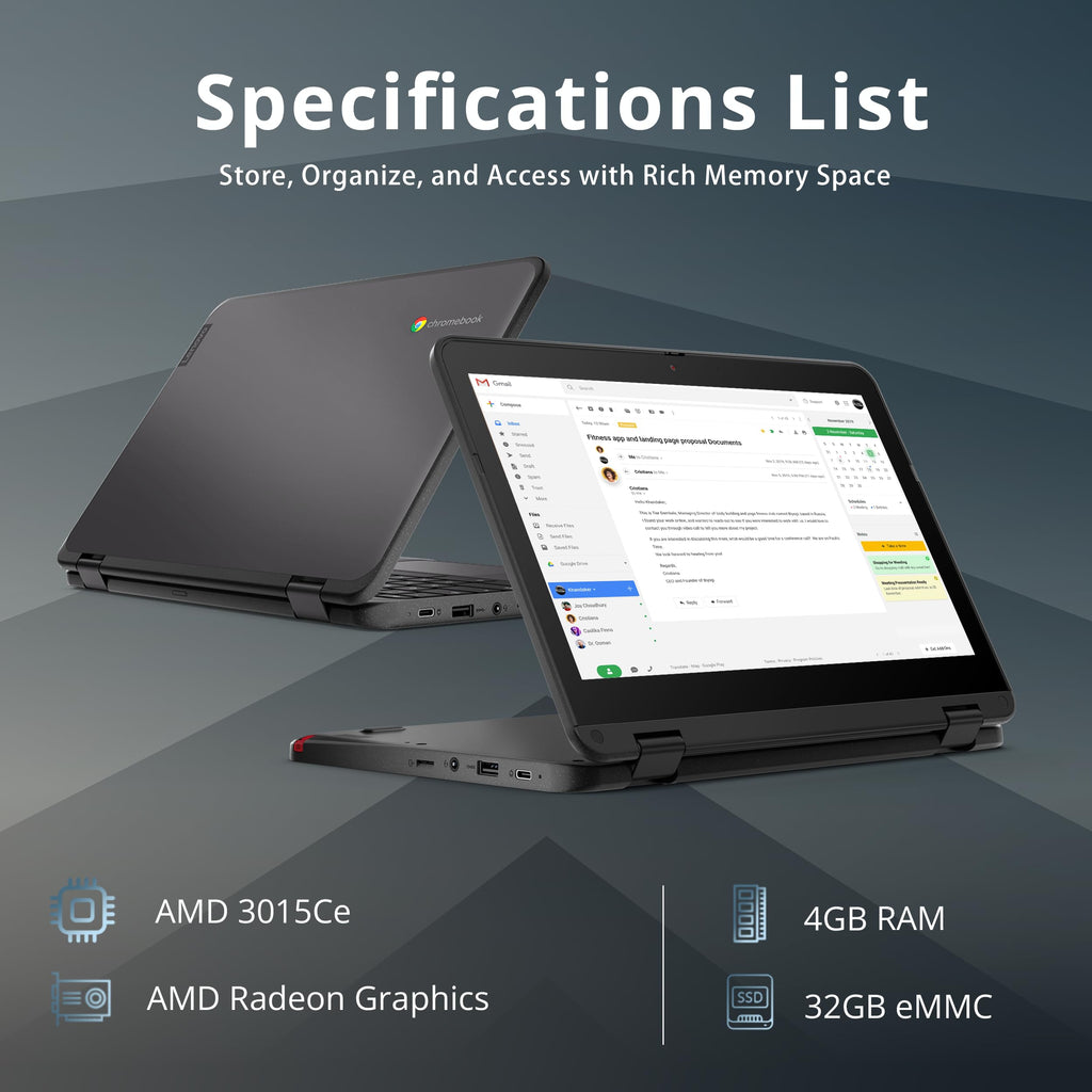 11.6" 2-in-1 Touchscreen Chromebook X75998