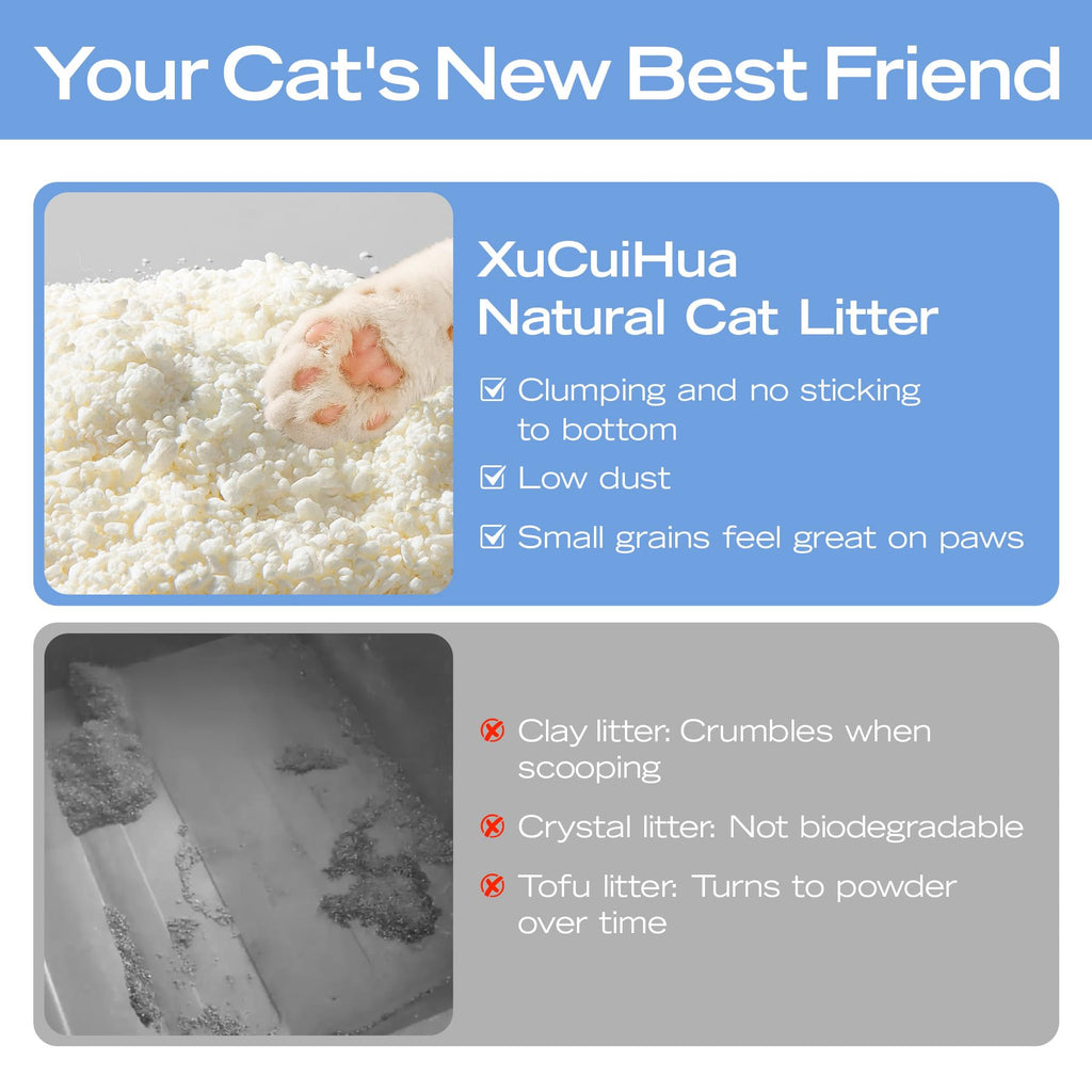 Unscented Plant-Based Clumping Cat Litter, 16.5 LB G521
