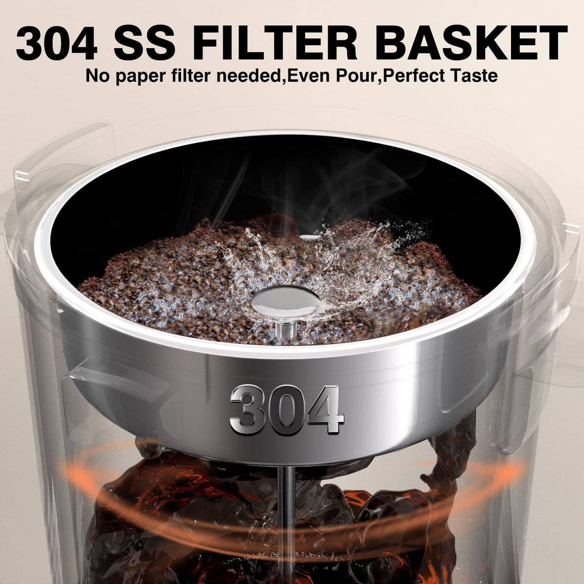 110-Cup Stainless Steel Commercial Coffee Urn X124320