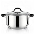 6 Quart Stainless Steel Induction Stock Pot with Lid F53171