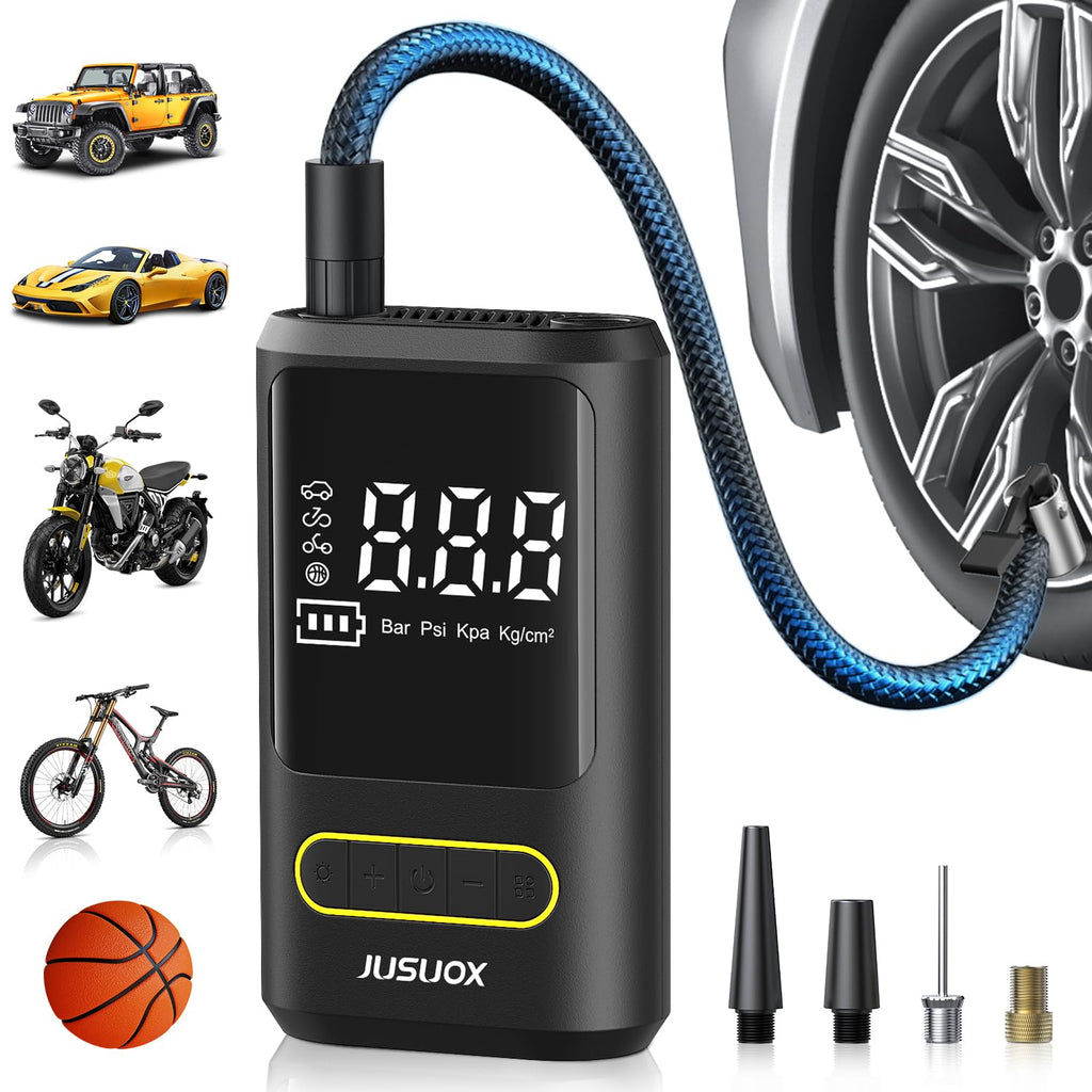 Tire Inflator Portable Air Compressor 150PSI Cordless Auto Off Q6017