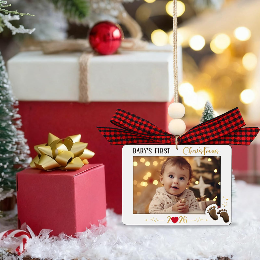 Baby's First Christmas Photo Frame Ornament X138