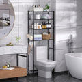 4 Tier Over The Toilet Storage Rack Black N35434