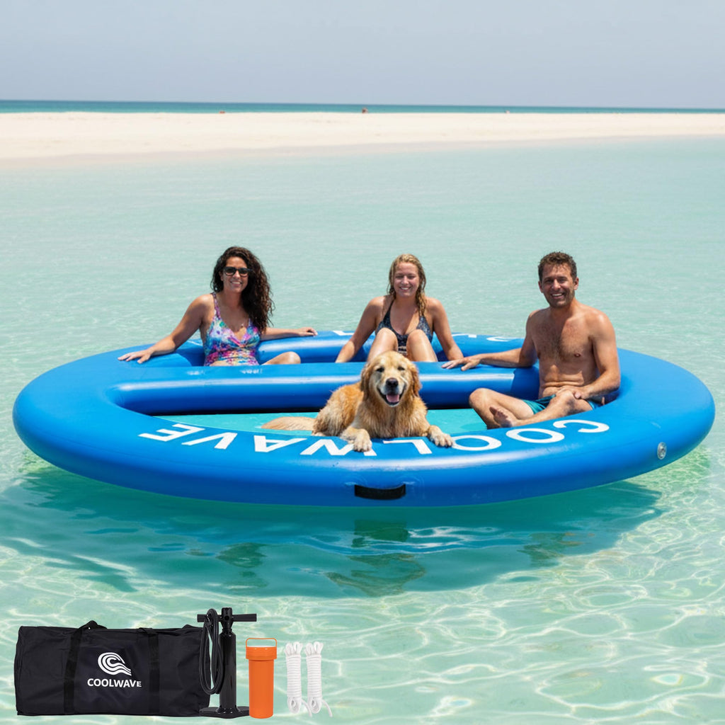 Inflatable Water Hammock with Cup Holders V109