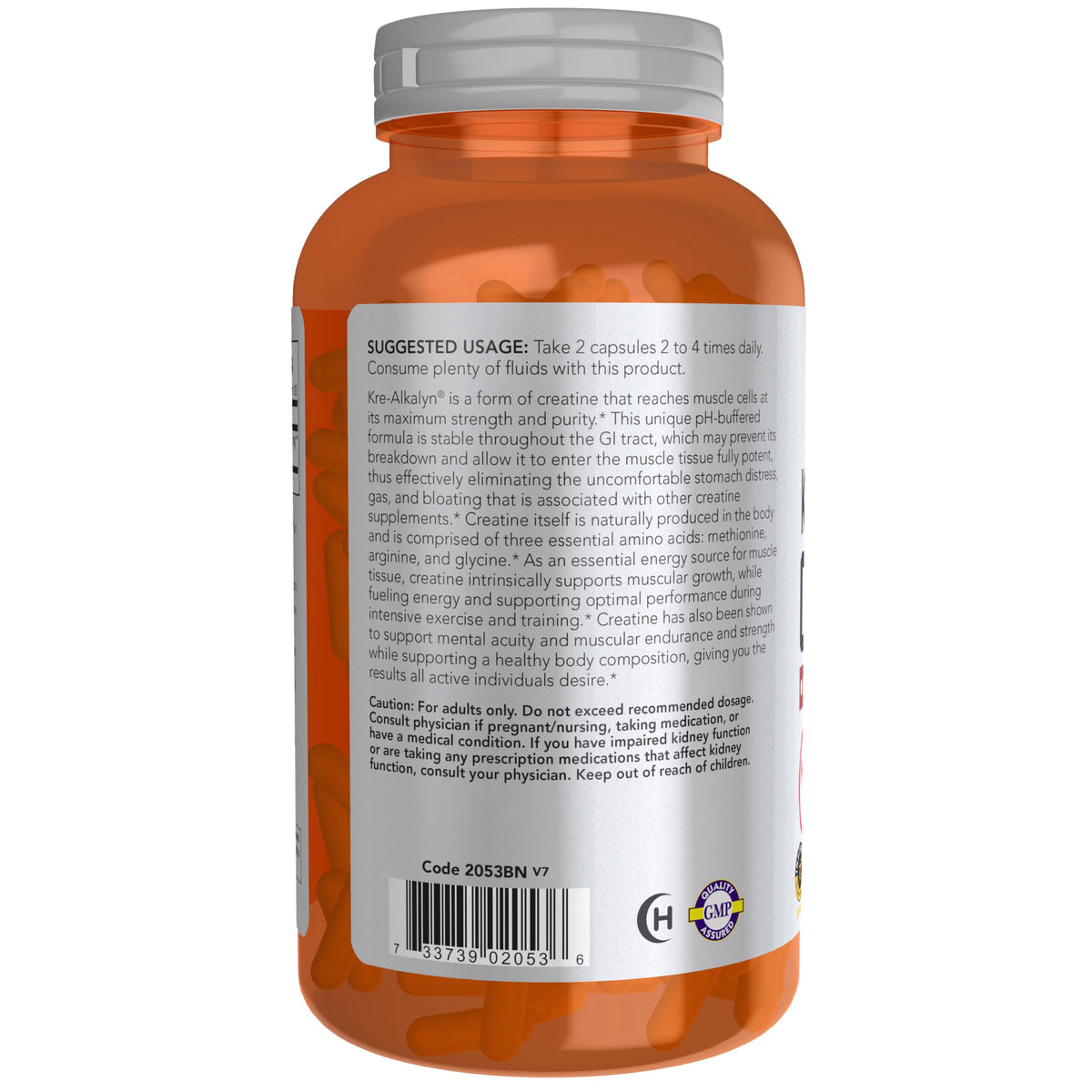Buffered Creatine 750 mg 240 Caps Q23248