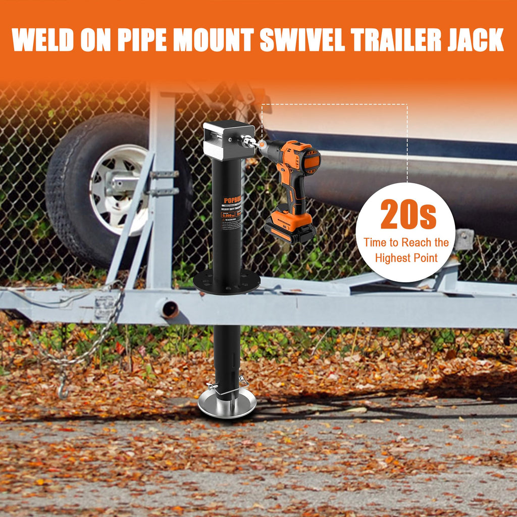 5000lbs A-Frame Trailer Jack with Adjustable Drop Leg K23784