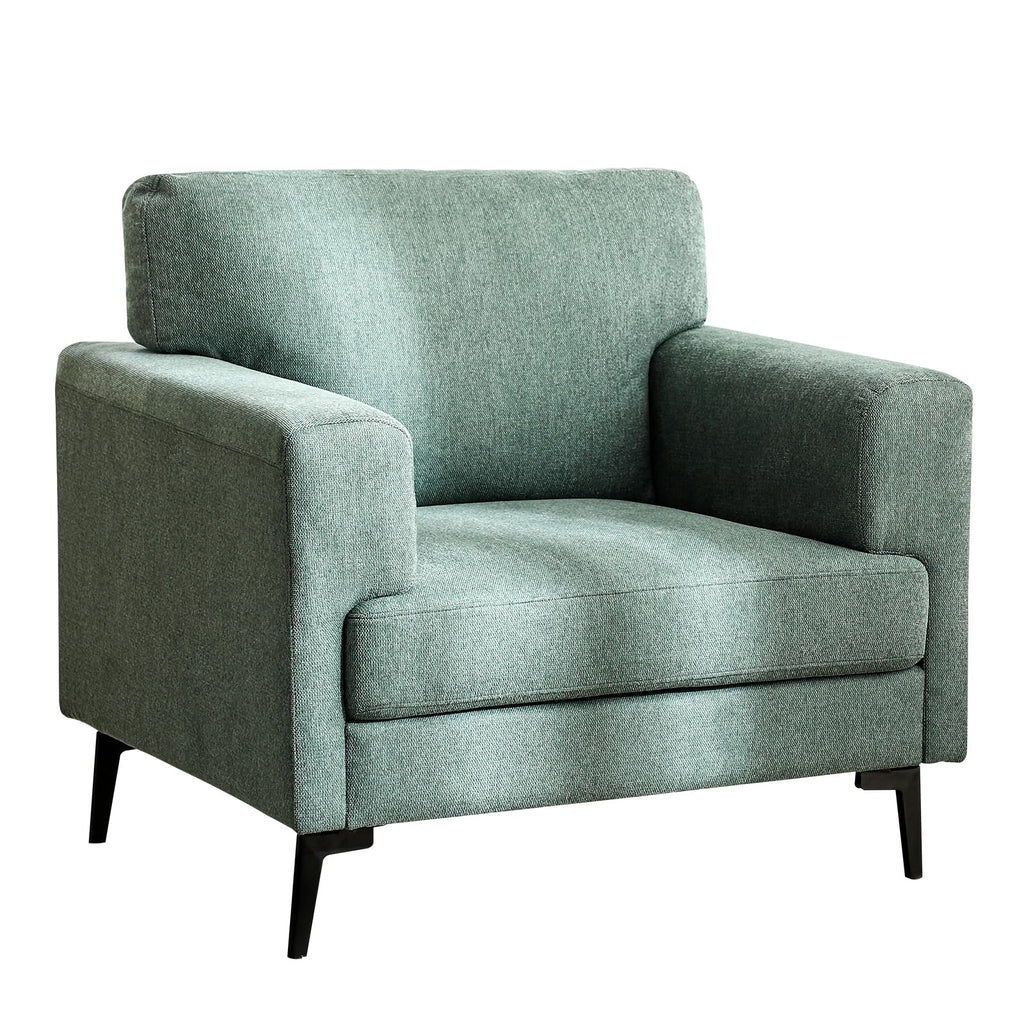 Oversized Linen Accent Chair 2PC C913