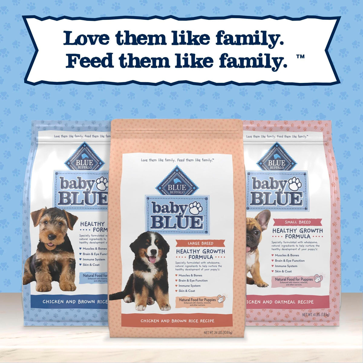 Large Breed Puppy Dry Dog Food Chicken and Brown Rice 24-lb Bag M638440