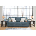 Blue Chenille 3 Seater Couch O37937