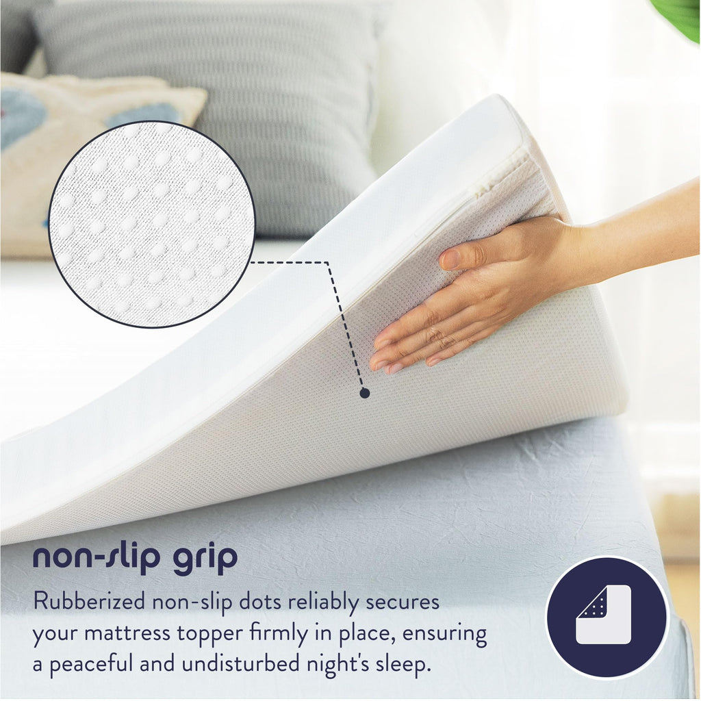 3 Inch Gel Memory Foam Mattress Topper with Cover P498