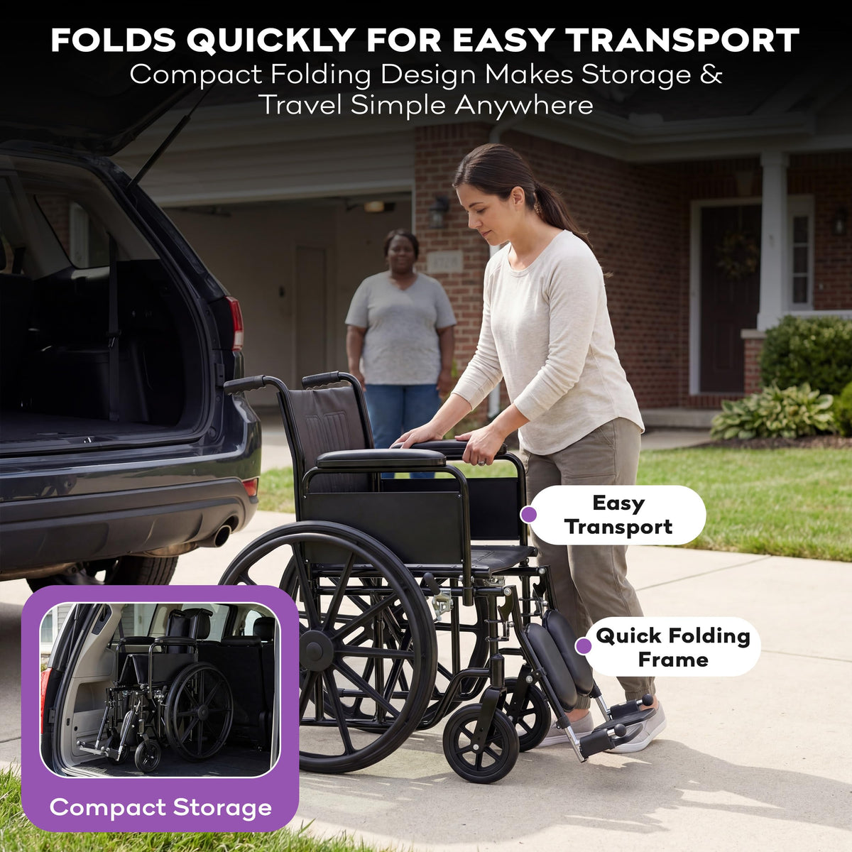 Heavy Duty Bariatric Wheelchair 700lb 28” Seat Width W247