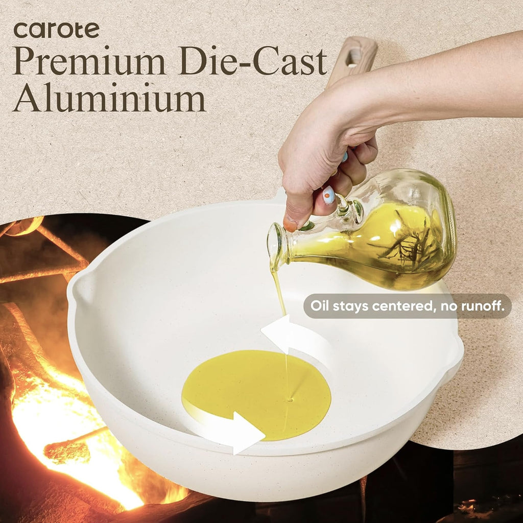 21 Pc Nonstick Cookware Set with Egg Pan N7765
