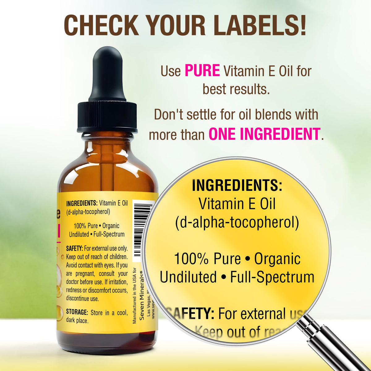 Vitamin E Oil 4 Oz E27711
