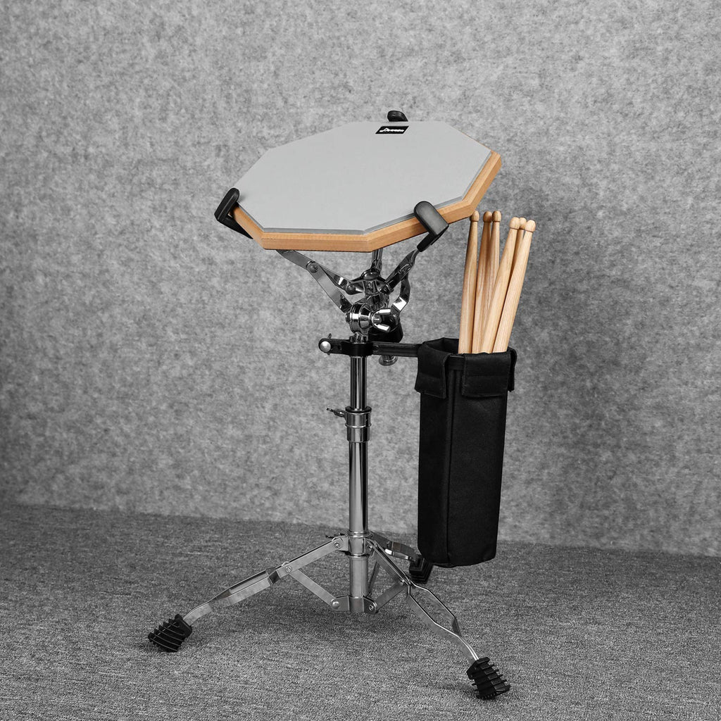 Adjustable Double Braced Snare Drum Stand with Drumstick Holder A9429