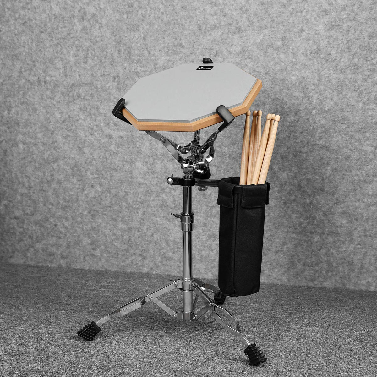 Adjustable Double Braced Snare Drum Stand with Drumstick Holder A9429