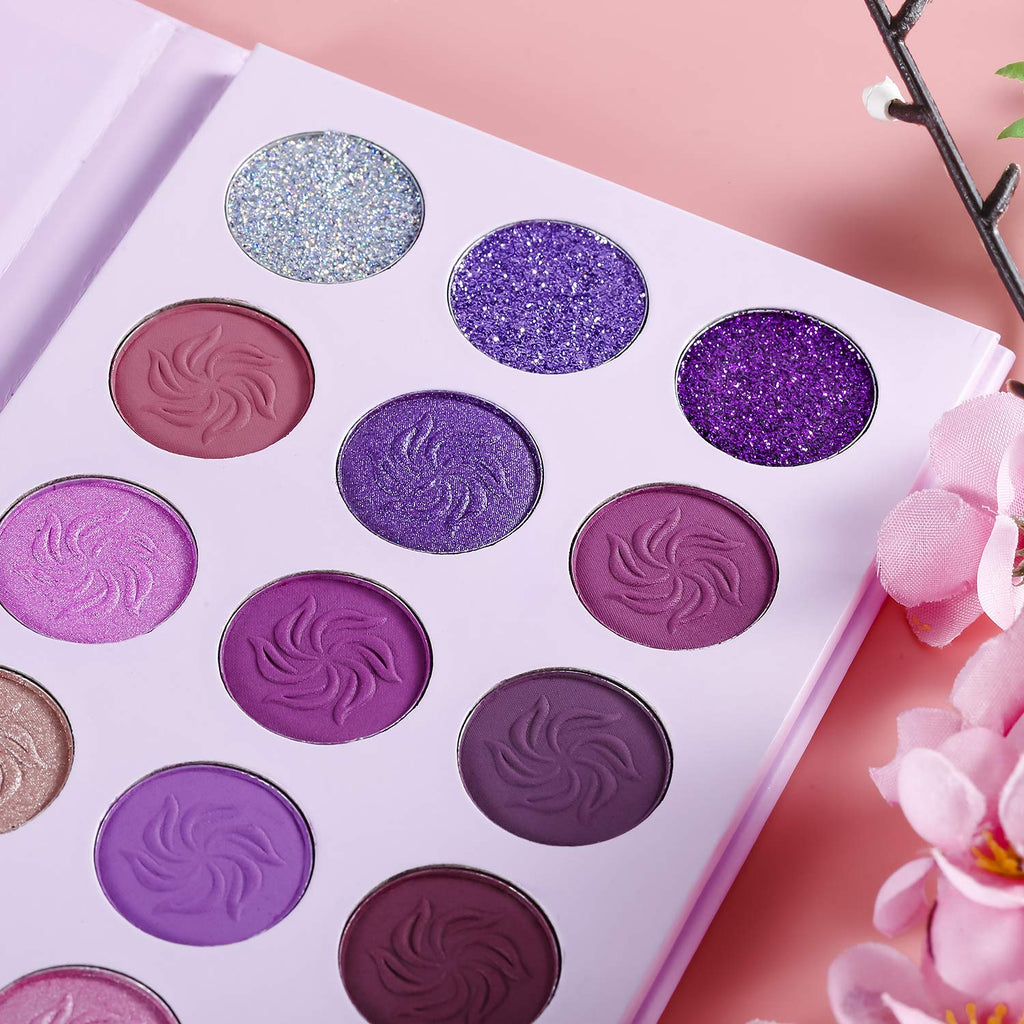 Purple Pink Eyeshadow Palette F1398