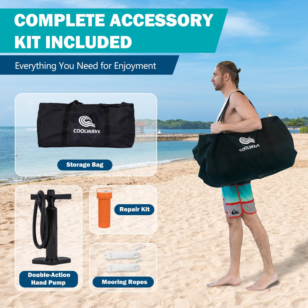 Inflatable Water Hammock with Cup Holders V109