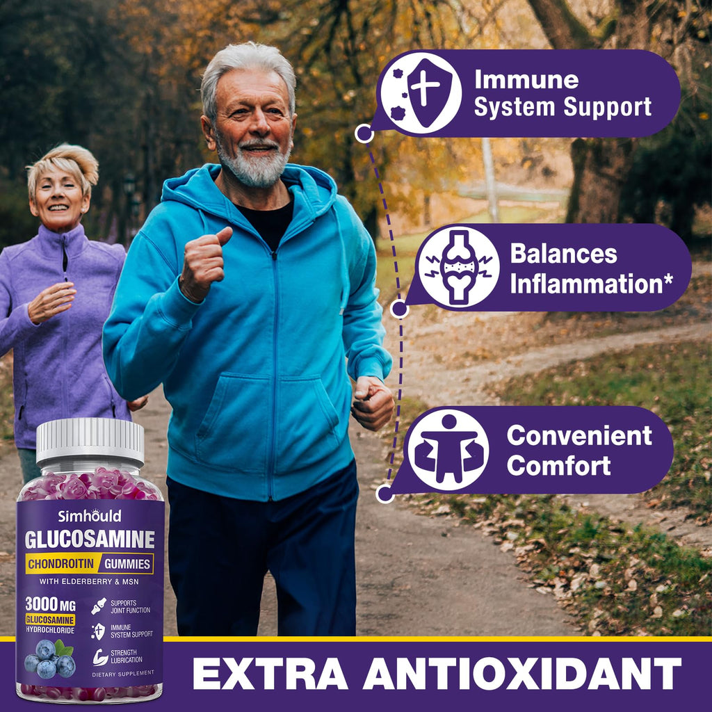 Glucosamine Chondroitin Gummies with MSM & Elderberry V3745