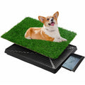 25"×20" Washable Dog Grass Pad with Tray T36264