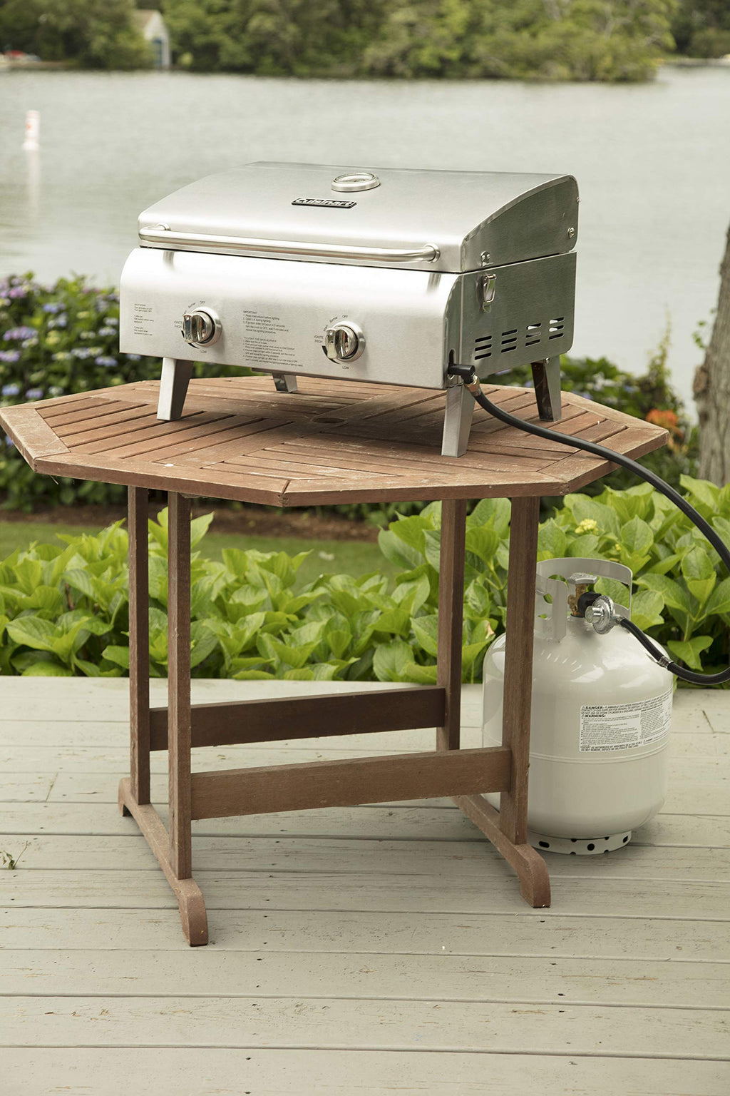 Portable 2-Burner Outdoor Gas Grill W120