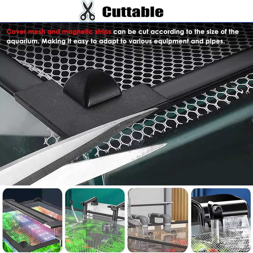 Magnetic Fish Tank Lid Cuttable Aquarium Top Cover T54818