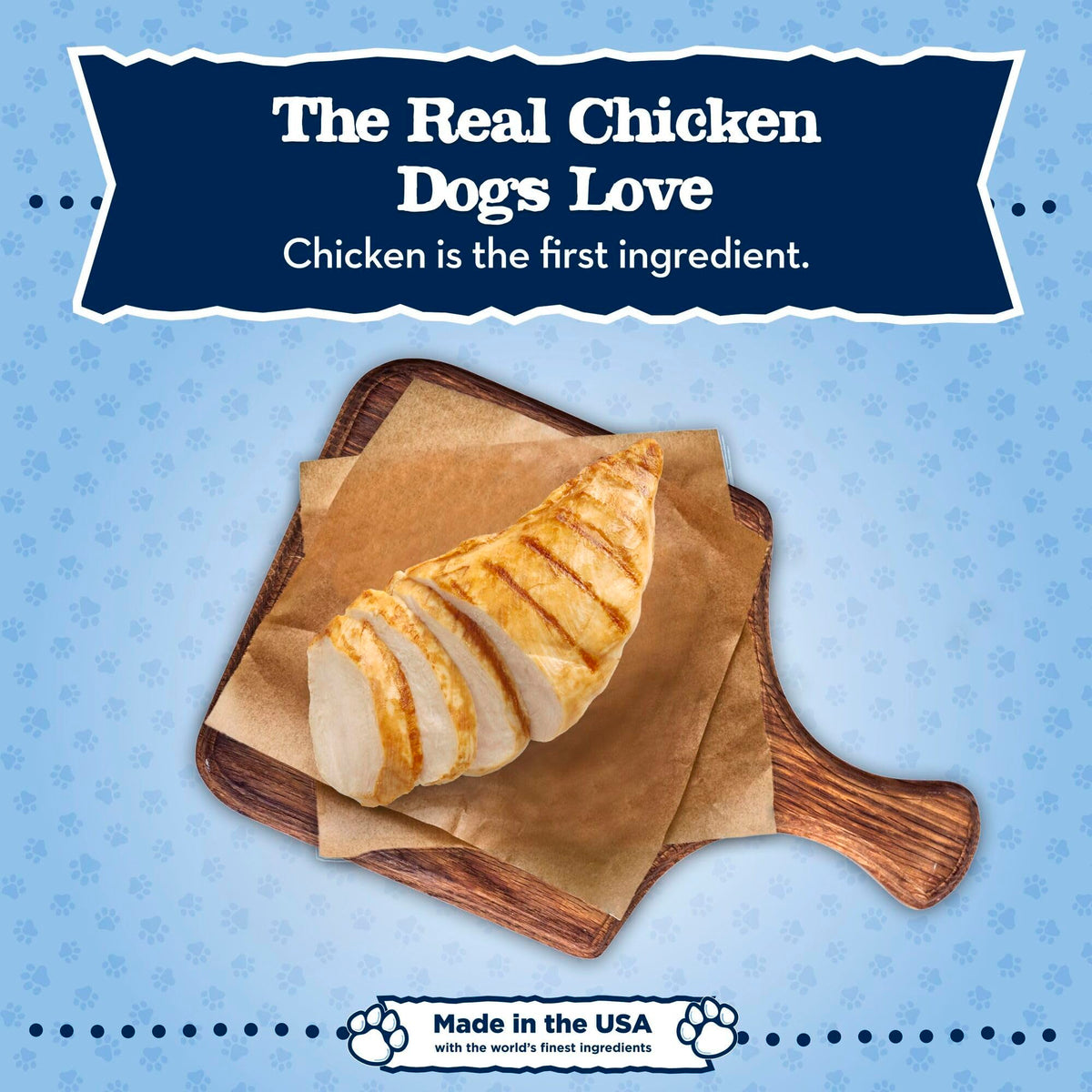 Large Breed Puppy Dry Dog Food Chicken and Brown Rice 24-lb Bag M638440
