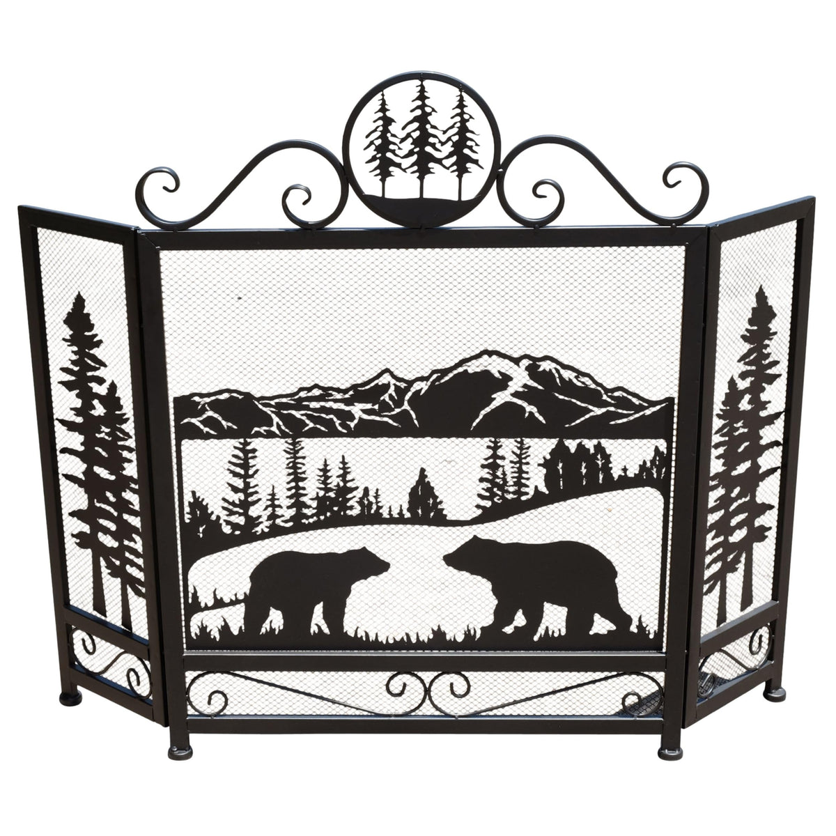 3-Panel Fireplace Screen L2602