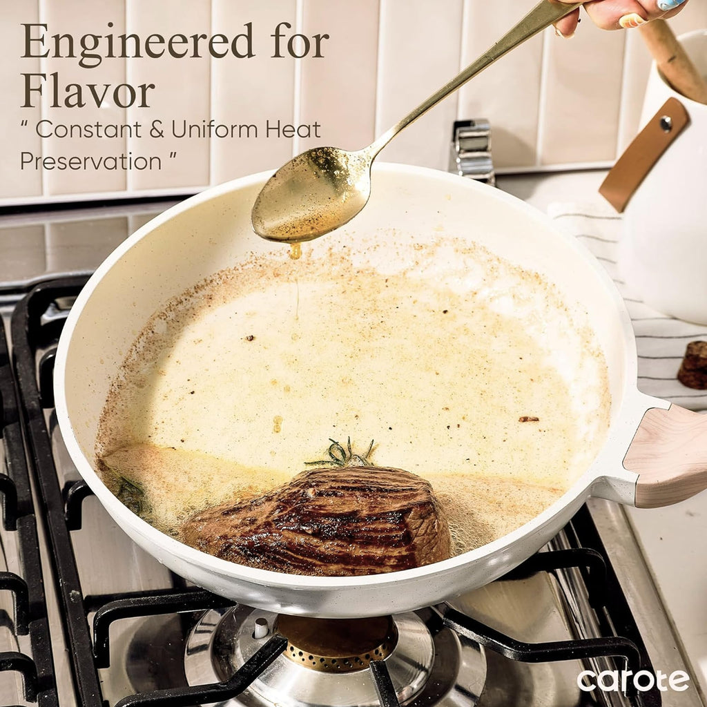 21 Pc Nonstick Cookware Set with Egg Pan N7765