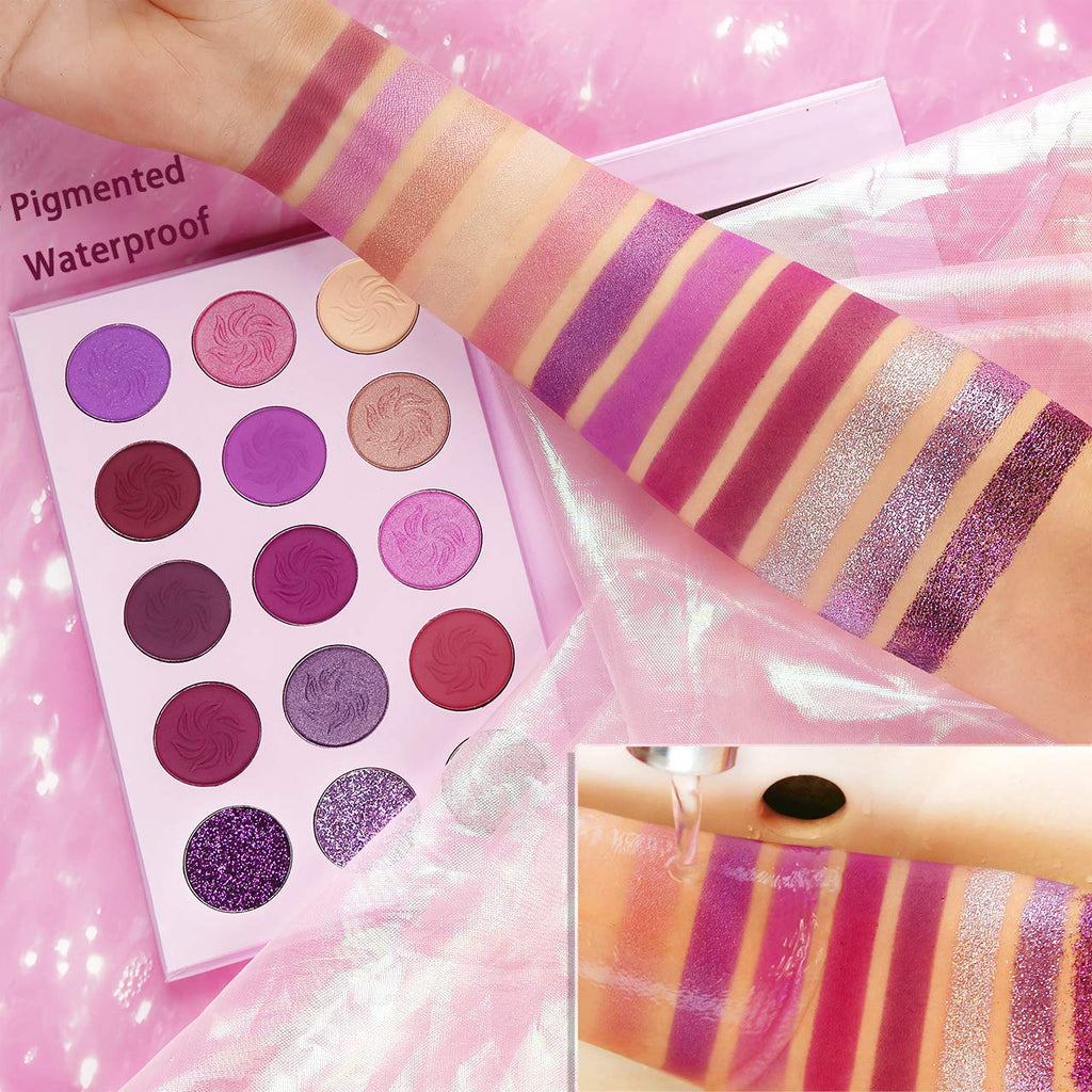 Purple Pink Eyeshadow Palette F1398