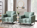 Oversized Linen Accent Chair 2PC C913