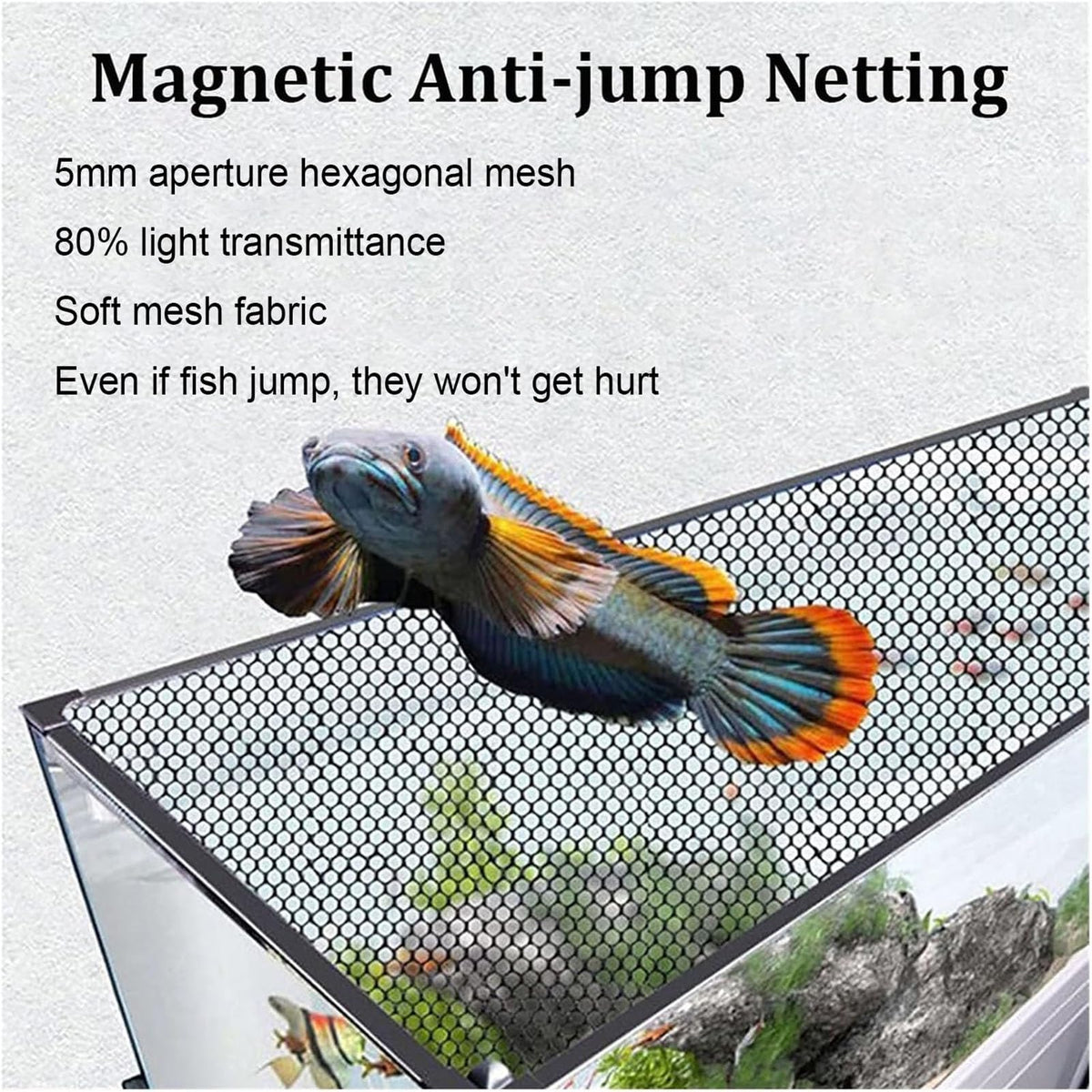 Magnetic Fish Tank Lid Cuttable Aquarium Top Cover T54818