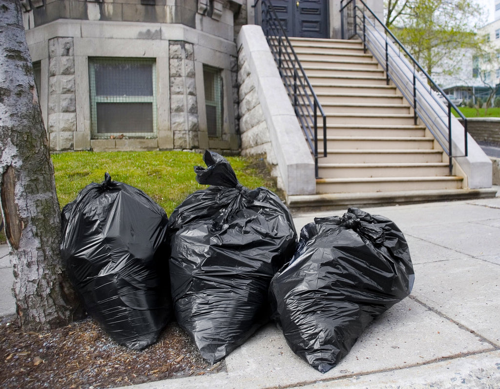55 Gallon 3 Mil Black Contractor Garbage Bags F65642