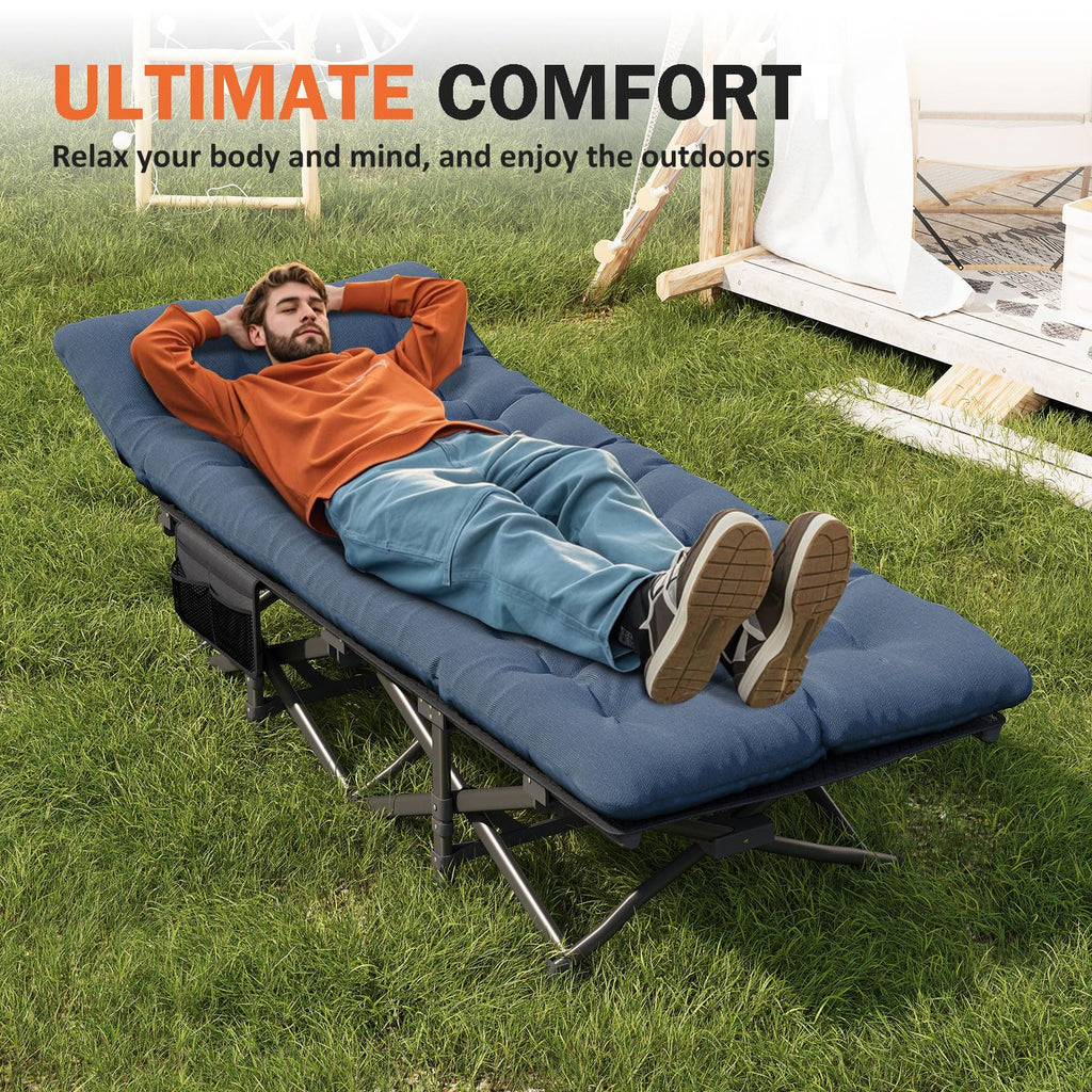 Camping Cot with Cushion S37083