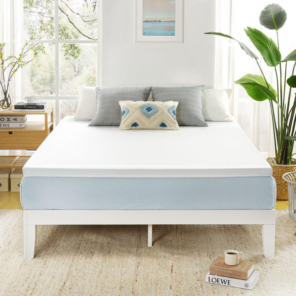 3 Inch Gel Memory Foam Mattress Topper with Cover P498
