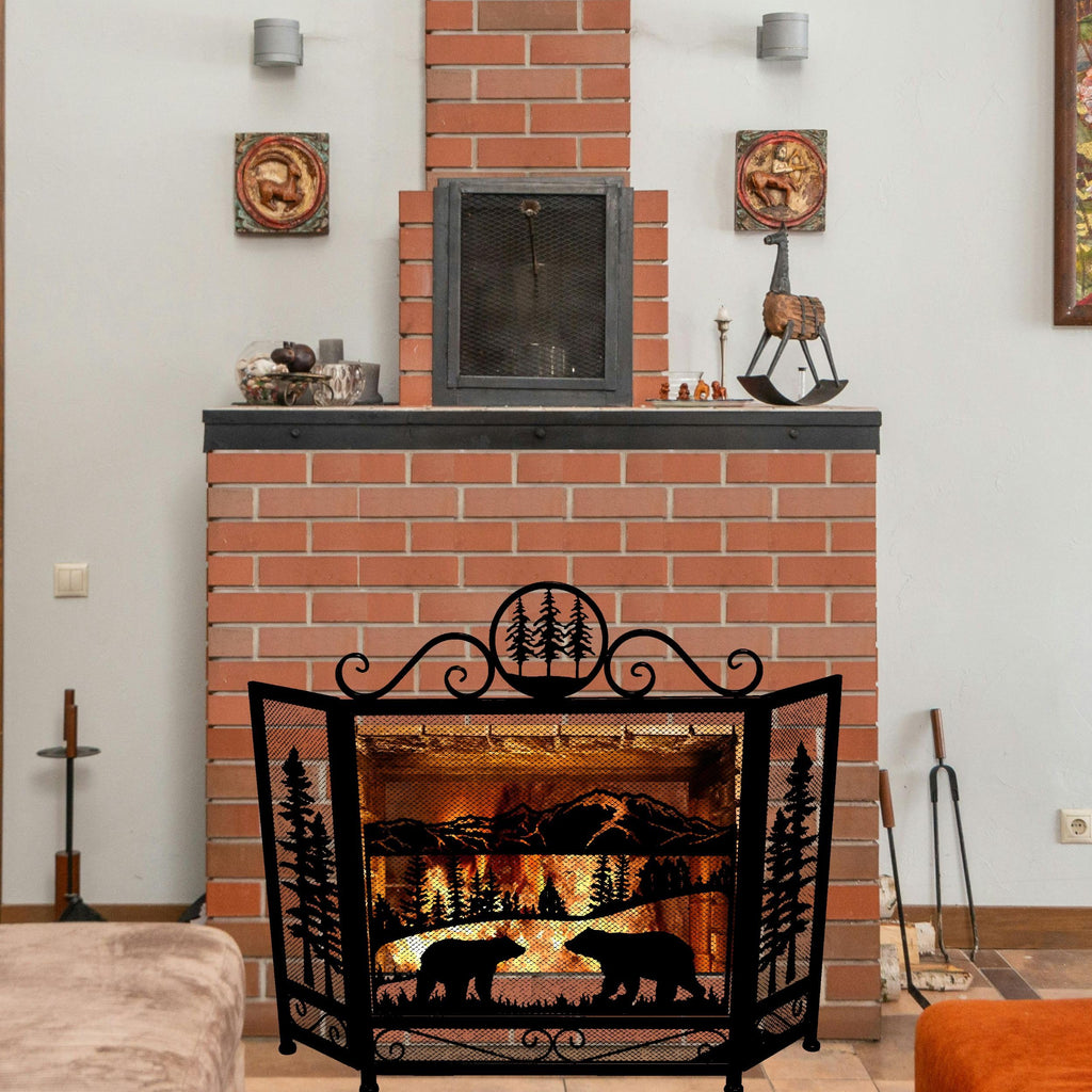 3-Panel Fireplace Screen L2602