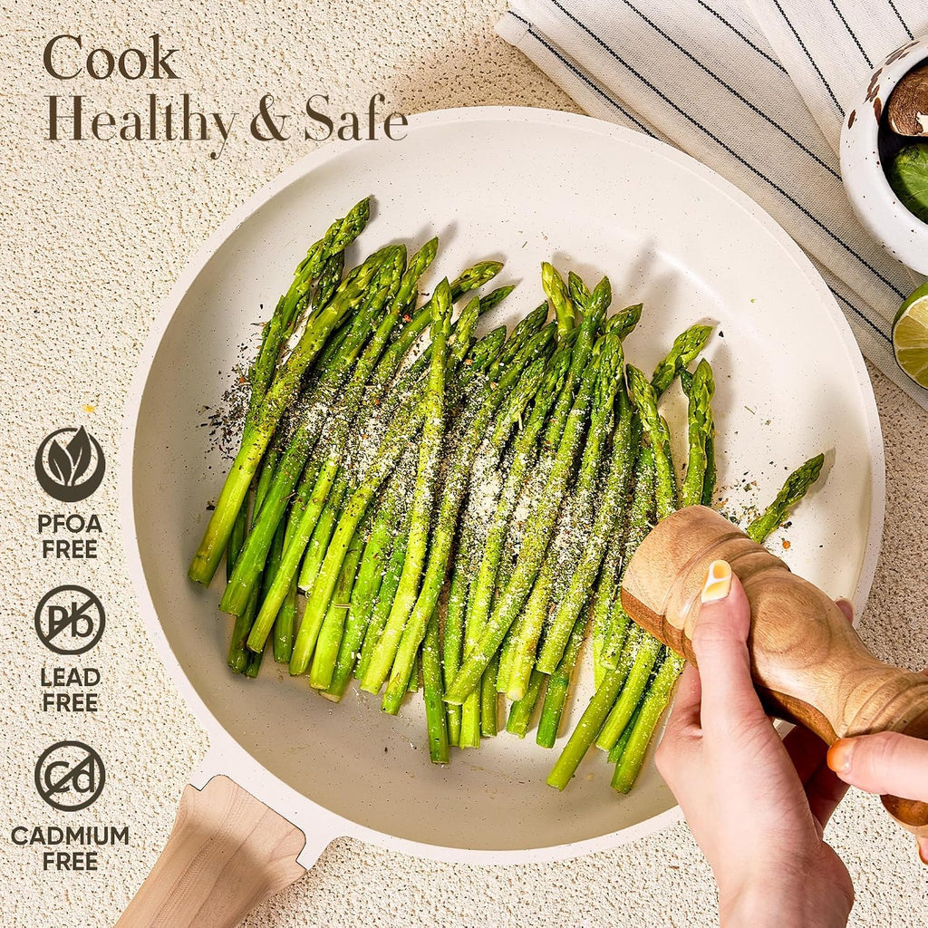 21 Pc Nonstick Cookware Set with Egg Pan N7765
