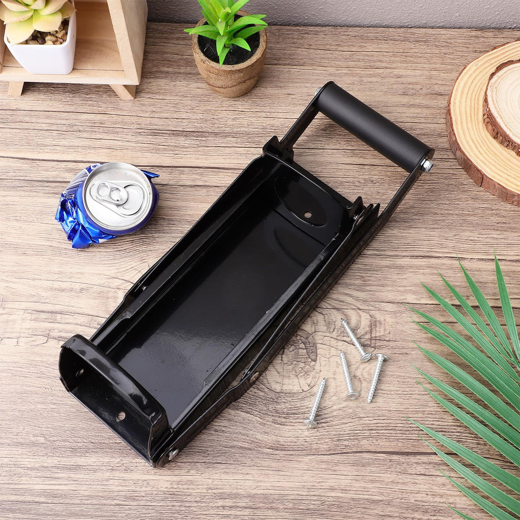 Black Heavy Duty Wall Mounted Can Crusher K887